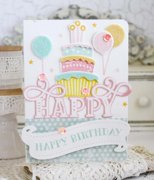 Melissa Phillips - Paper Clippings:  Birthday