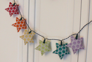 Rainbow Star Paper Lanterns