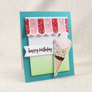Ice Cream Birthday Card