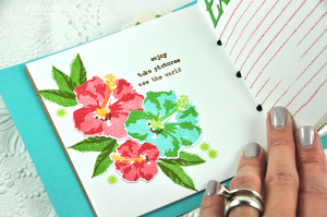 Travel Journal inside detail