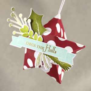 Star Christmas Ornament Side