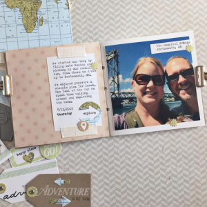 Trip to Maine Traveler's Journal - inside pages