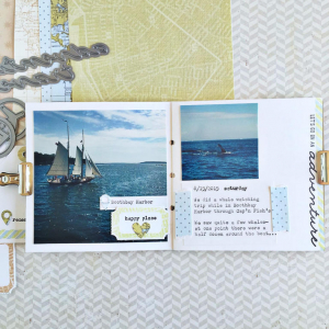 Trip to Maine Traveler's Journal - inside pages