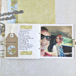 Trip to Maine Traveler's Journal - inside pages