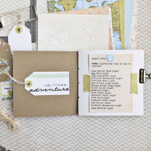 Maine Lighthouses Traveler's Journal - inside pages