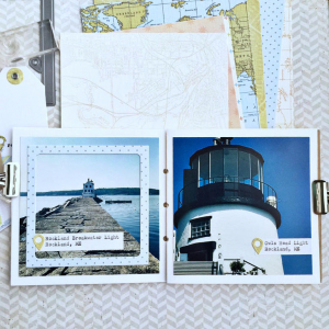 Maine Lighthouses Traveler's Journal - inside pages