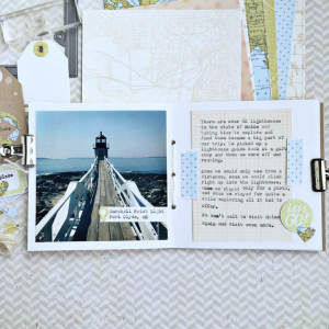 Maine Lighthouses Traveler's Journal - inside pages