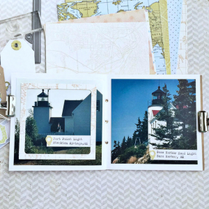 Maine Lighthouses Traveler's Journal - inside pages