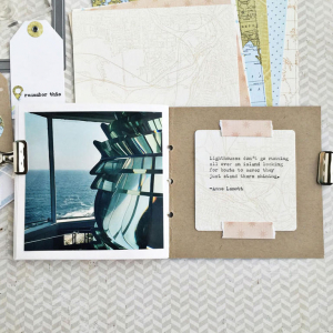 Maine Lighthouses Traveler's Journal - inside pages