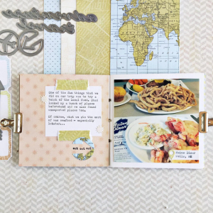 Trip to Maine Traveler's Journal - inside pages