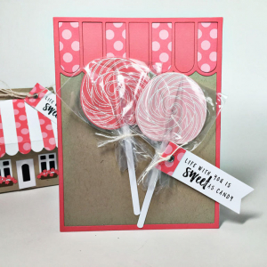 Sweet as Candy Lollipop card