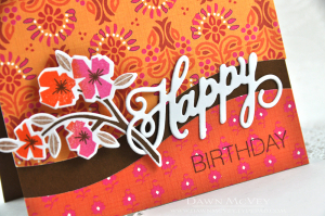Happy Birthday detail