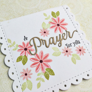 A Prayer For You Card - detail