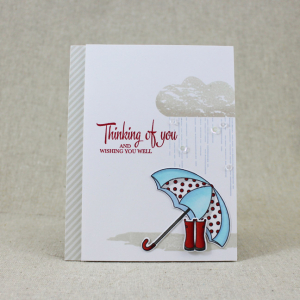 Rainy Thinking Of You Card