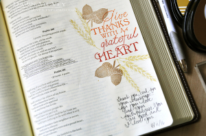Give Thanks detail