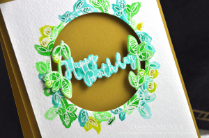 Happy Birthday detail