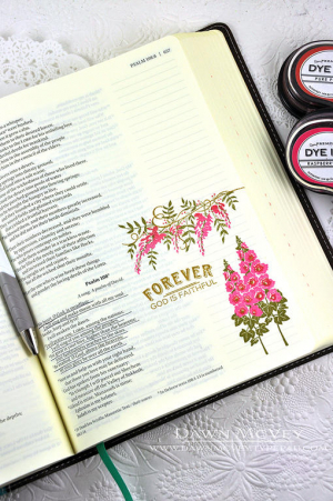 Forever God is Faithful Bible Journaling