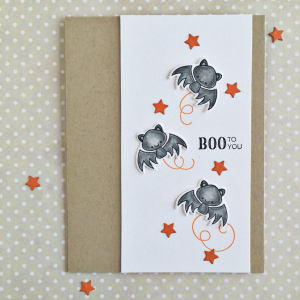 Boo To You Bats Card