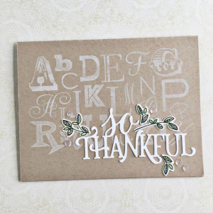 So Thankful Card