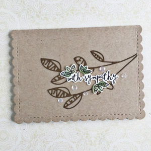 Sympathy Branch Card