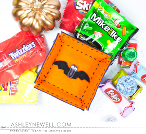 Halloween Stitched Candy Tray