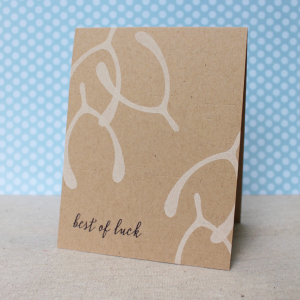 Best Of Luck Card