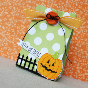 Trick Or Treat Pumpkin Box Close Up