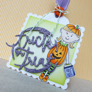 Trick Or Treat Tag Close Up
