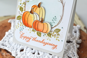 Autumn Pumpkins + Twig Wreath