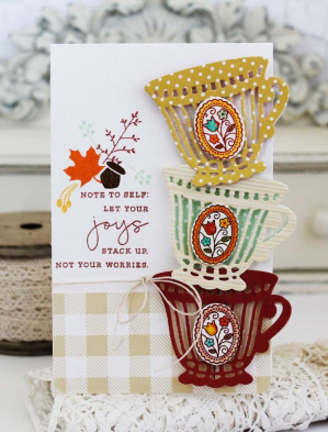 Let Your Joys Stack Up Card