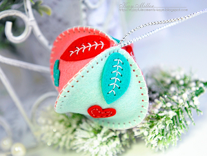Stitched Felt Ornament