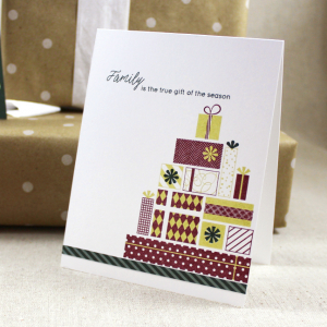 Family Is The True Gift Card Simple