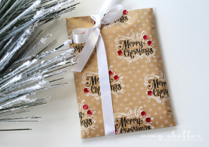 Fancy Pants: Holiday | Stamped Gift Wrap
