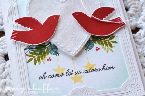 O come Let Us Adore Him Detail