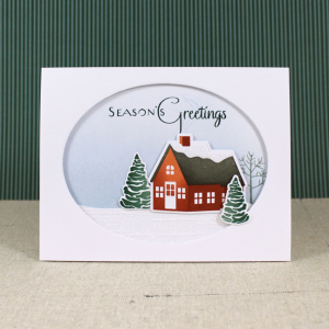 Snowy Season's Greetings Card
