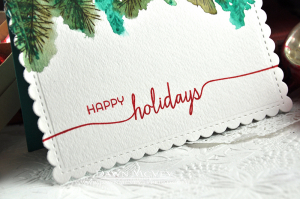 Happy Holidays detail
