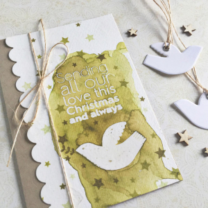 All Our Love at Christmas Card - detail