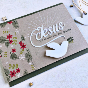 Jesus is the Reason Card - detail