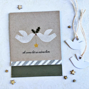Oh Come Let Us Adore Him Card