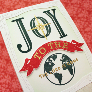 Framed Joy To The World Close Up