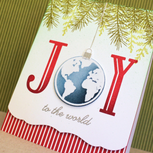 Joy To The World Ornament Close Up