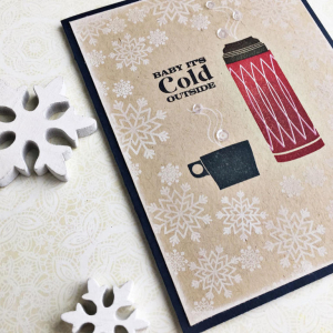 Baby It's Cold Outside Card - detail