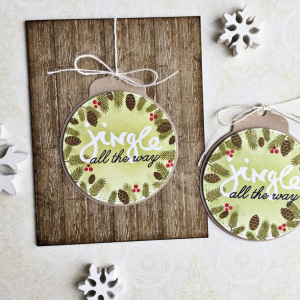 Jingle All the Way Card & Tag