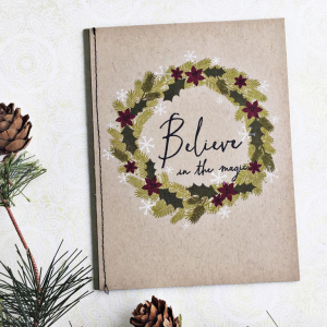 Believe in the Magic Wreath Card