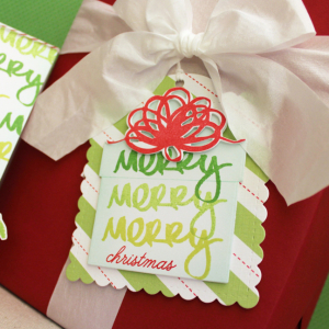 Merry Merry Merry Christmas Tag
