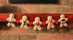 Gingerbread Cookie Garland