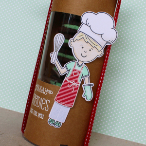 Christmas Cookie Tube Boy