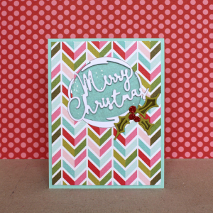 Merry Christmas Shaker Card