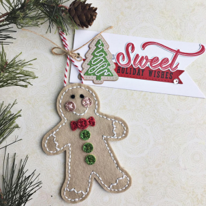 Gingerbread Ornament & Cookie Tag