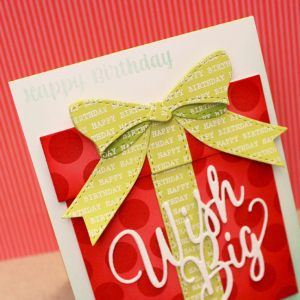 Wish Big Gift Bow Close Up